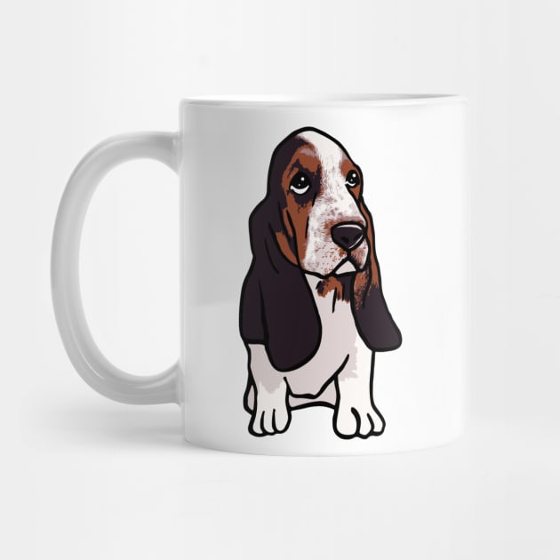 Basset Hound Dog by PetinHeart